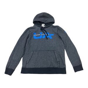 Under Armour Dark Gray Logo Hoodie Sweatshirt S